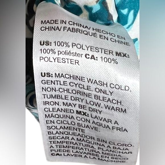 Chico’s Braid Detail Paisley Midi Dress Size 1 - Picture 7 of 7